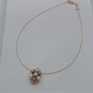 X817 S925 Akoya Sea Pearl Bangle Necklace Belt Bracelet 2in1